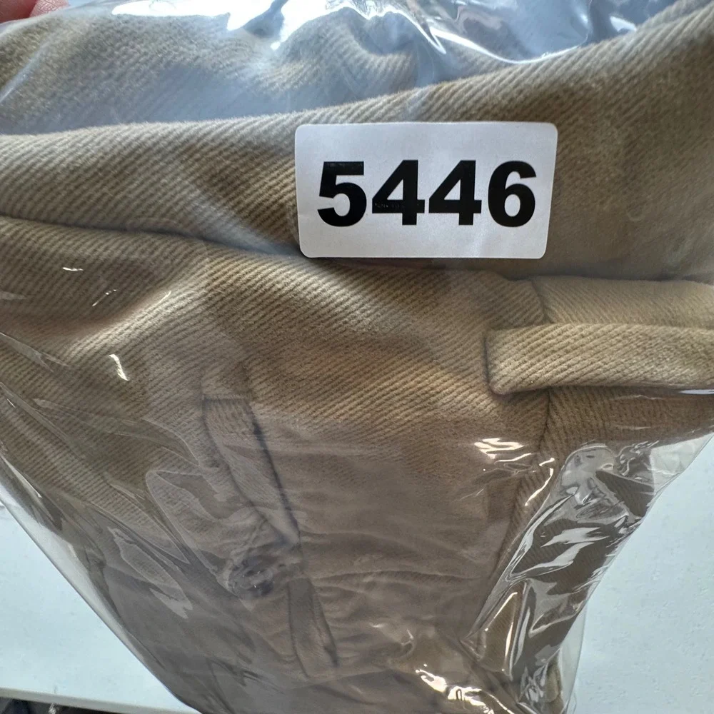 Banana Republic Mens Corduroy Pants 34x33 Khaki Tan Flat Front Classic Fit‎